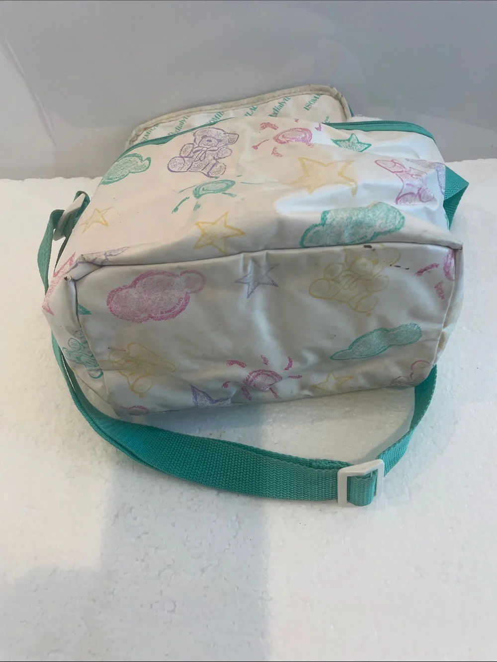 Vintage baby insulated Crossbody Cooler Bag adjustable strap bears sun stars